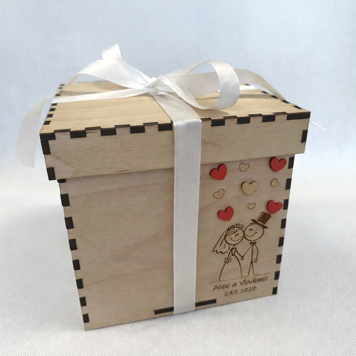 Svatební dárkový box pro novomanžele